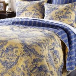 Blue And Yellow Toile Bedding Sets