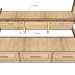 Building A King Size Bed Frame With Drawers