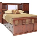 Captains Bed Queen Oak