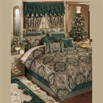 Emerald Green Queen Bed Set