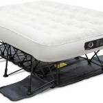 Folding Air Bed Frame With Queen Airbed And Pump