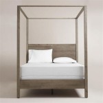 Gray Marlon Queen Canopy Bed