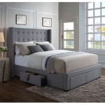 King Size Bed Frame With Storage