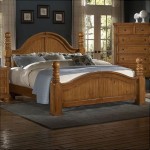 Pine Cannonball Bed Queen