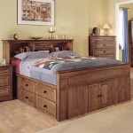 Queen Captains Bed With 12 Drawers