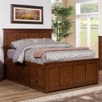 Queen Captains Bed With 6 Drawers