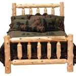 Queen Size Log Bed Frame