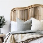 Rattan Queen Size Bed Head