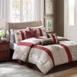 Red Queen Size Bed Set