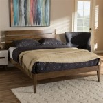 Solid Walnut Platform Bed Queen