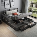 Space Saving Queen Bed With Storage