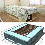 Twin Bed Frame With Storage Underneath Diy