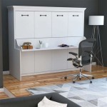 Twin Size Murphy Bed With Desk