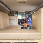 U Haul 9 Cargo Van Queen Bed