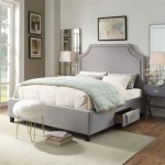 Upholstered Bed Frame Queen Platform