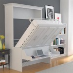 Vertical Queen Murphy Bed With Desk