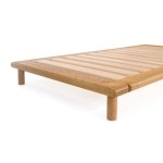 Wooden Platform Bed Frame Without Headboard